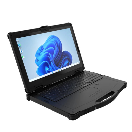 15.6 Inch Fully-Rugged Windows 11 Laptop with 1000 Nits Display, NFC, Fingerprint Reader, and 32GB+256GB Configuration