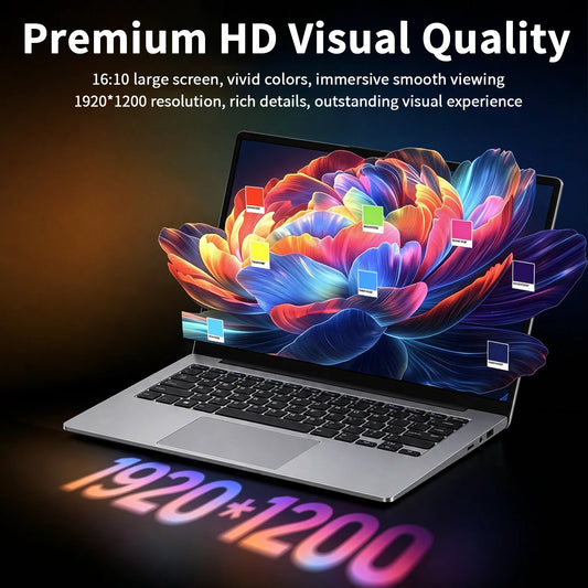 Chinese Customized New Intel 14-Inch N3350 Lightweight Business Laptop with Camera EU Plug & English Keyboard