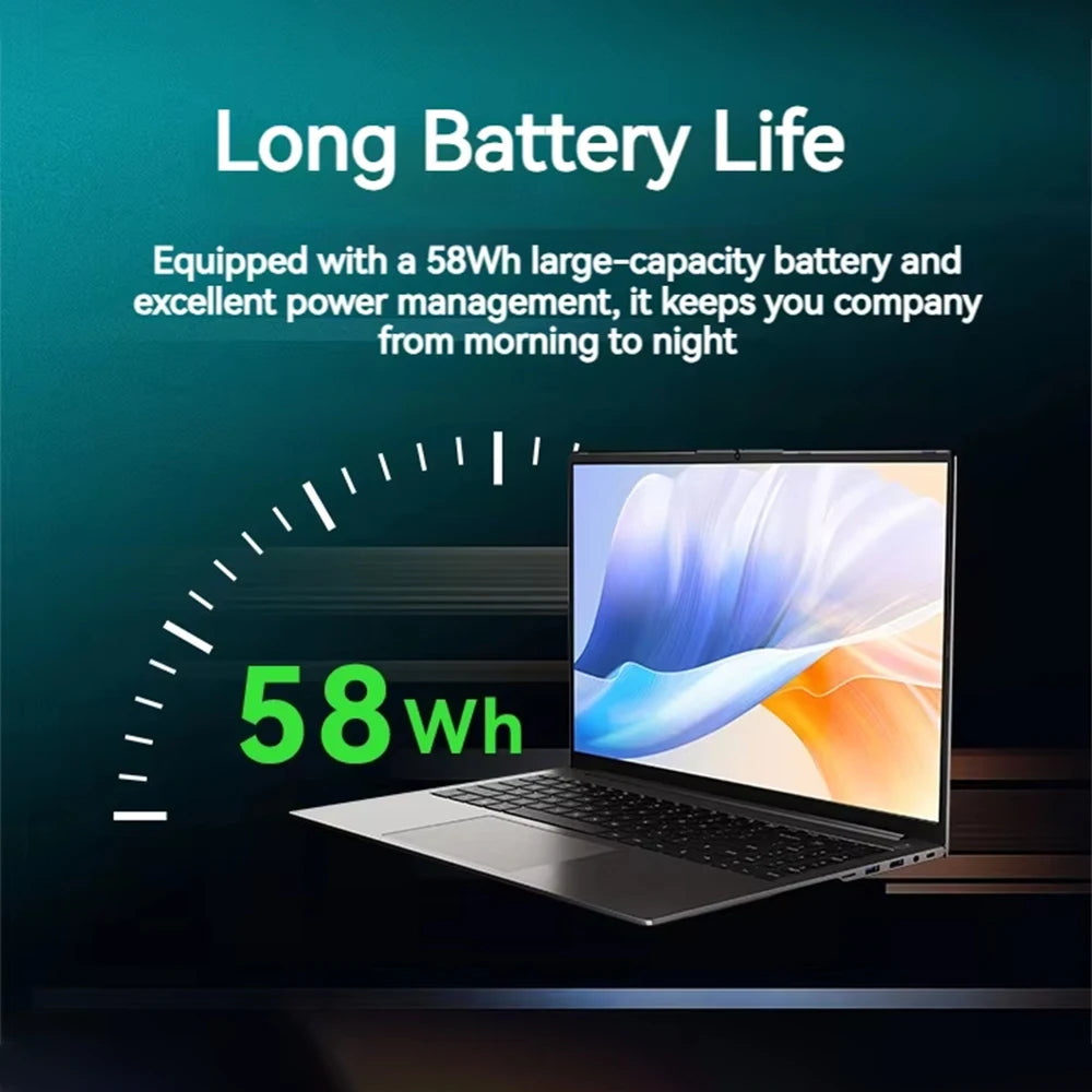 Brand New Firebat U6B Model High Quality 16 Inch AMD Ryzen5 Laptop with Hexa Core 12 Threads Windows 11 System for Home Laptop